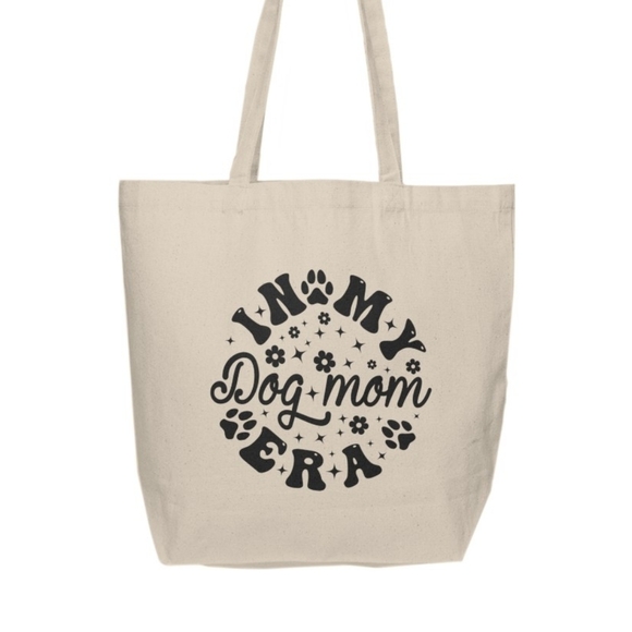 In My Dog Mom Era Custom Tote Bag - Picture 2 of 3